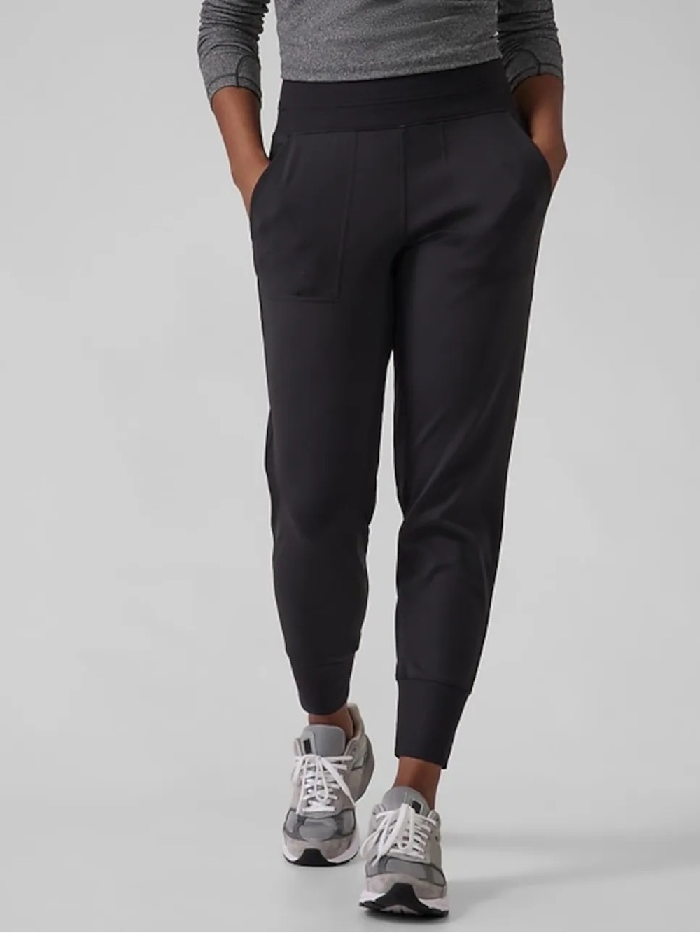Athleta Venice High Rise Joggers Black XS excellent condition